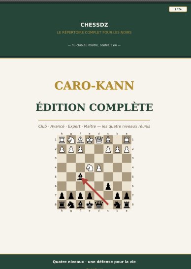 CARO-KANN ÉDITION COMPLÈTE