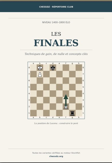 Les Finales Approfondies