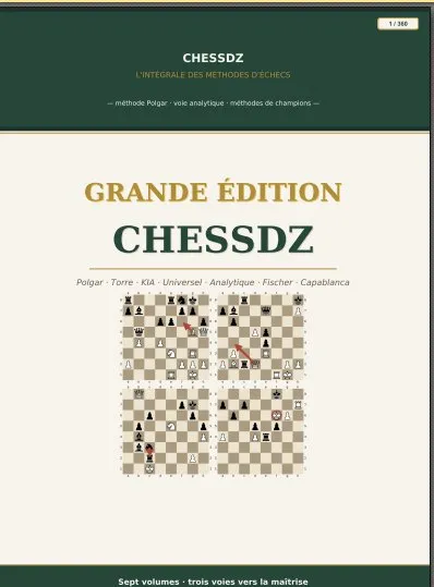 GRANDE ÉDITION CHESSDZ